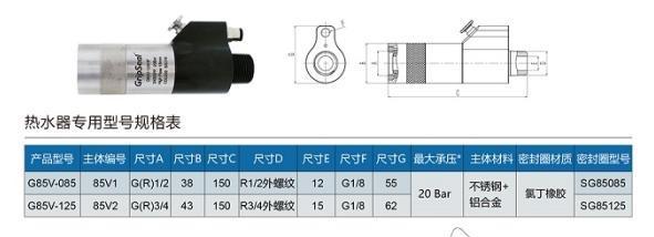 G85系列高压外螺纹密封测试接头