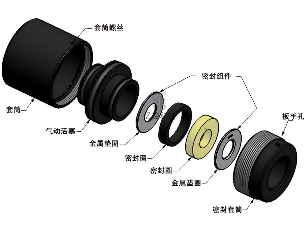 G10气密测试接头内部细节图